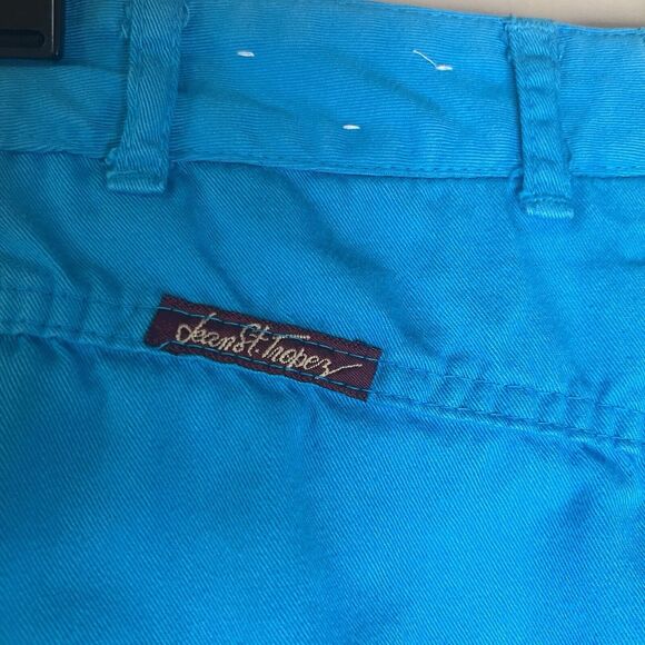 Vintage Jean St Tropez Blue Mini Skirt With Pockets Size 5 - Picture 6 of 7